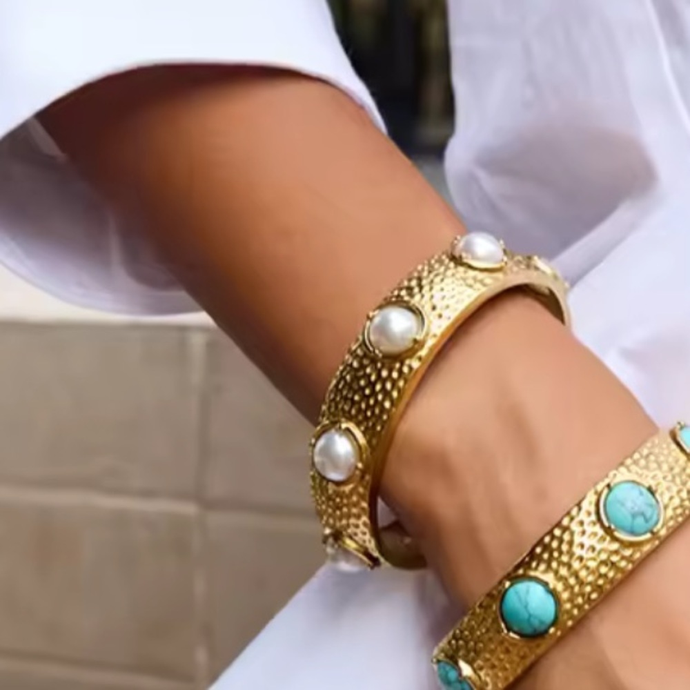 Vintage Bracelet 18K Gold Plated Stainless Steel Bracelet